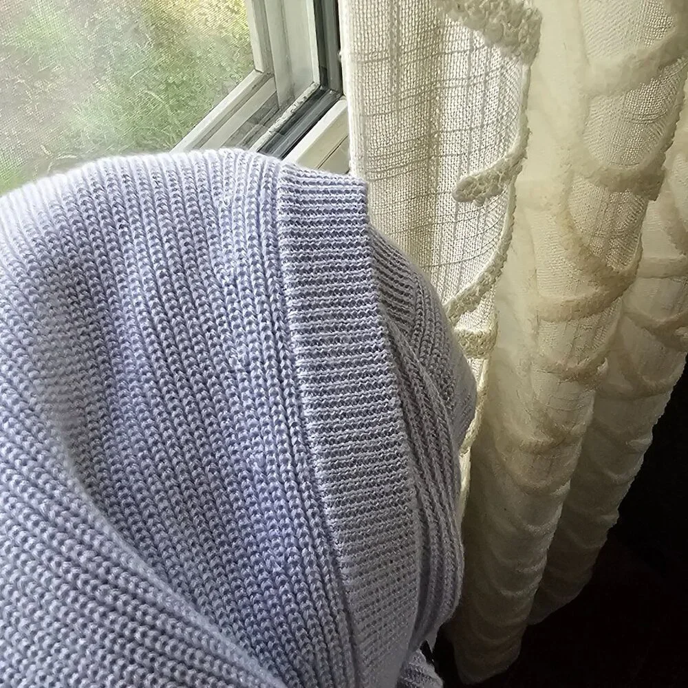 J.Crew Women's Lilac Purple Cotton Cardigan Size M - Picture 11 of 11